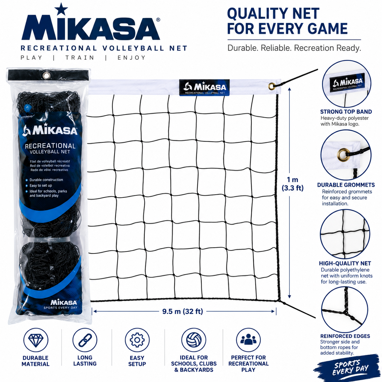 Mikasa Volleyball Net